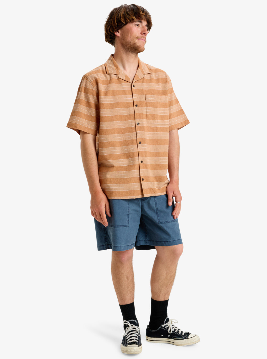 QUIKSILVER ROOM ROCK EQYWT04630-CMN3 SHIRT SHORT SLEEVE (M)