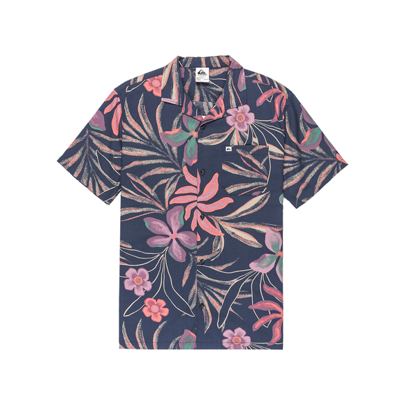 QUIKSILVER BEACH CLUB EQYWT04631-KTP6 SHIRT SHORT SLEEVE (M)