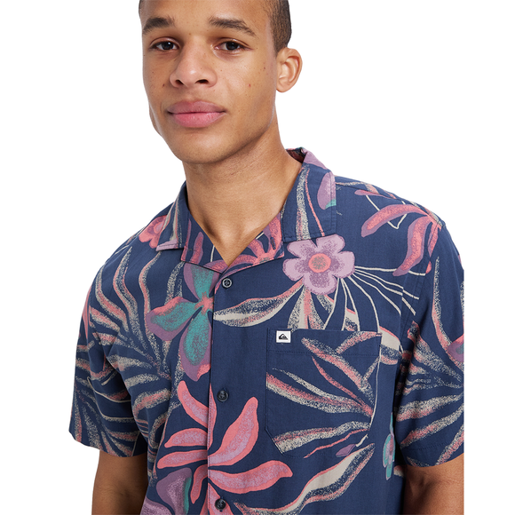 QUIKSILVER BEACH CLUB EQYWT04631-KTP6 SHIRT SHORT SLEEVE (M)