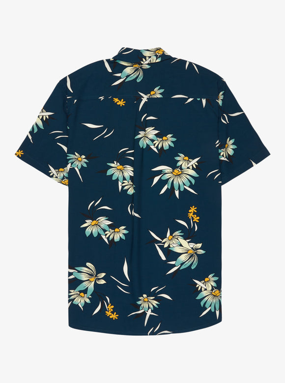 QUIKSILVER COASTAL FLORAL EQYWT04681-KTP6 SHIRT SHORT SLEEVE (M)