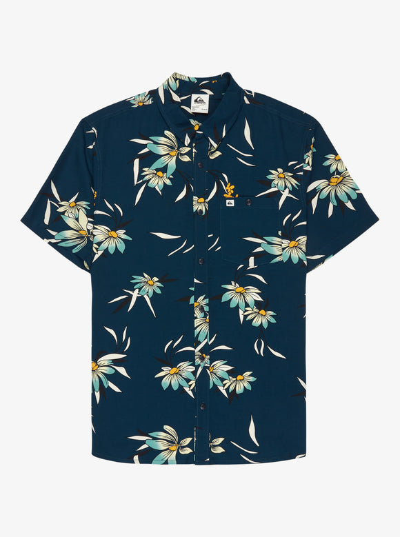 QUIKSILVER COASTAL FLORAL EQYWT04681-KTP6 SHIRT SHORT SLEEVE (M)