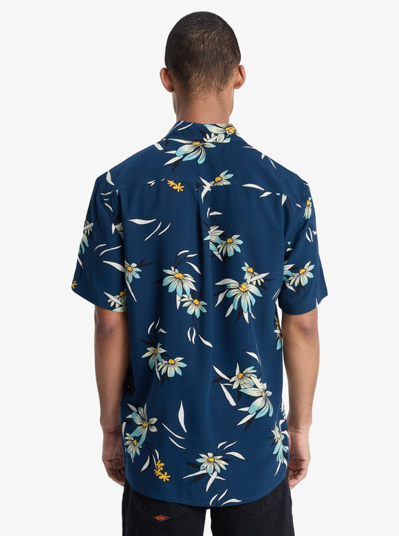 QUIKSILVER COASTAL FLORAL EQYWT04681-KTP6 SHIRT SHORT SLEEVE (M)