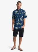 QUIKSILVER COASTAL FLORAL EQYWT04681-KTP6 SHIRT SHORT SLEEVE (M)-5