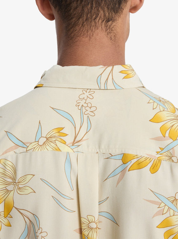 QUIKSILVER COASTAL FLORAL EQYWT04681-WEG6 SHIRT SHORT SLEEVE (M)