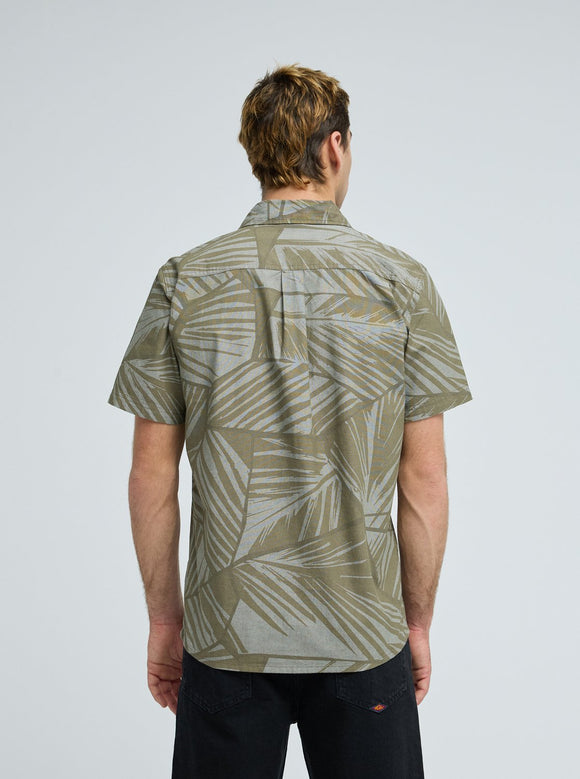 QUIKSILVER FORKHILL EQYWT04682-CRE6 SHIRT SHORT SLEEVE (M)