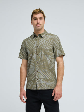 QUIKSILVER FORKHILL EQYWT04682-CRE6 SHIRT SHORT SLEEVE (M)