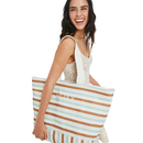 ROXY STRIPY BEACH ERJBT03437-GEQ1 TOTE BAG (W)-1