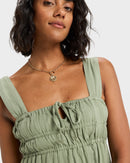 ROXY PARADISE WINDS ERJWD03916-GLD0 DRESS FULL LENGHT (W)-4