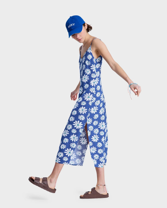 ROXY STAY SUNNY SLIP ERJWD03932-XBBK DRESS KNEE LENGHT(W)