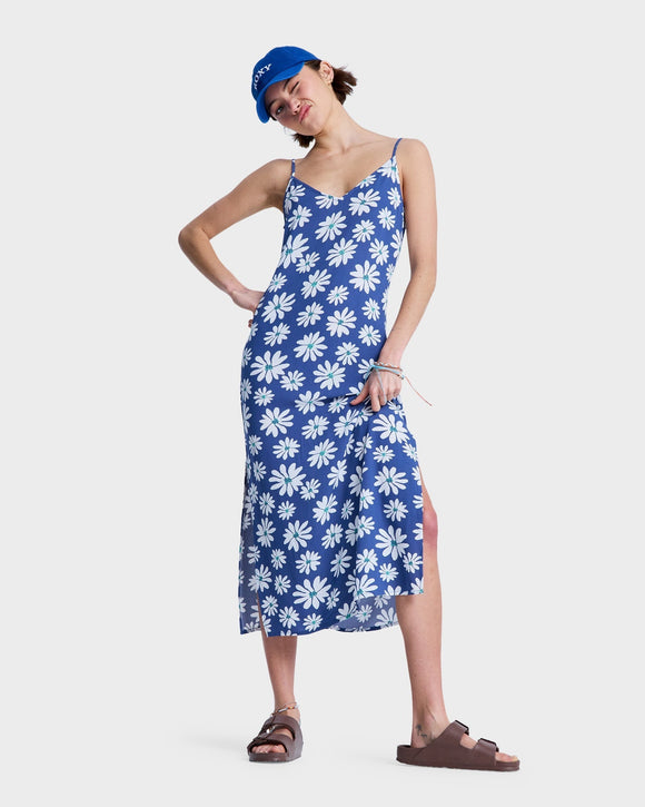 ROXY STAY SUNNY SLIP ERJWD03932-XBBK DRESS KNEE LENGHT(W)