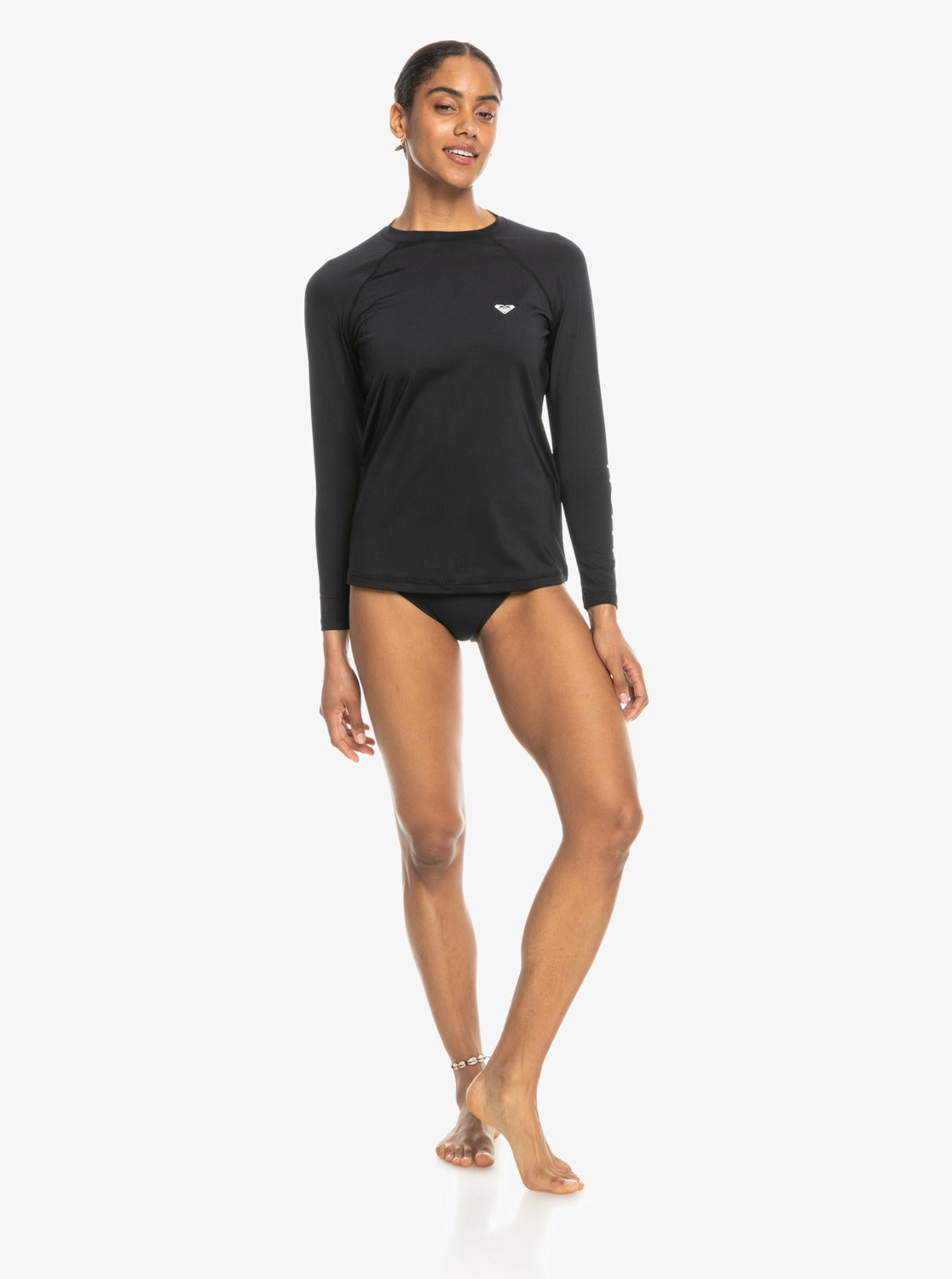 ROXY ESSENTIALS ERJWR03699-KVJ0 RASH GUARD LONG SLEEVE (W)