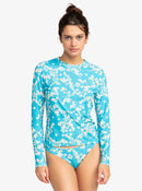 ROXY SEA SKIPPIN PT LS LYCRA ERJWR03764-BJM6 RASH GUARD LONG SLEEVE (W)-1