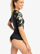 ROXY SS LYCRA PRINT ERJWR03827-KVJ3 RASH GUARD SHORT SLEEVE (W)-2