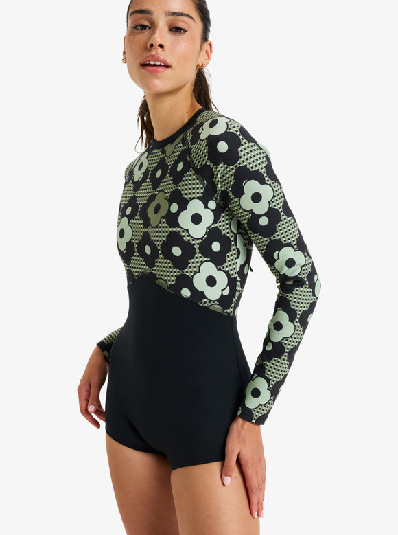 ROXY PRO WAVE ERJWR03869-KVJ2 RASH GUARD LONG SLEEVE (W)