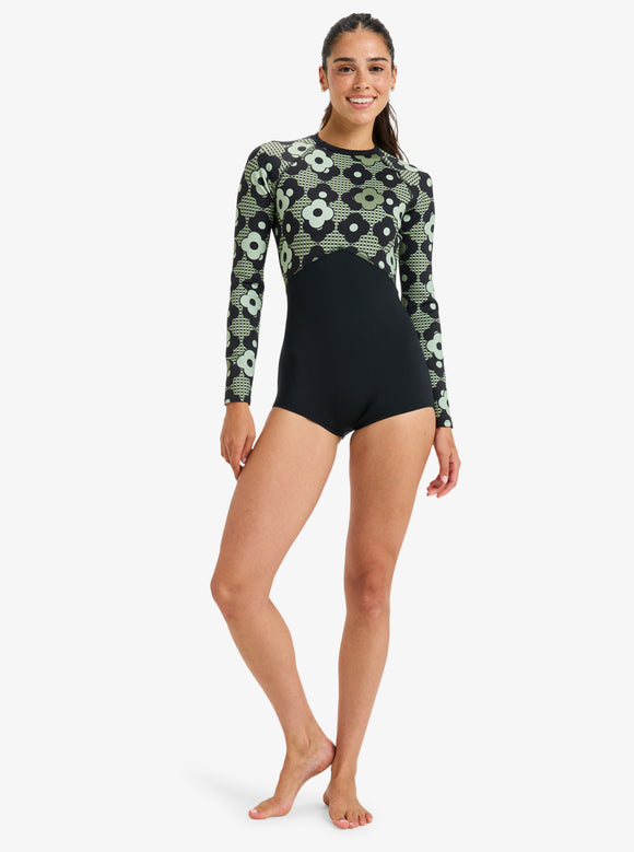 ROXY PRO WAVE ERJWR03869-KVJ2 RASH GUARD LONG SLEEVE (W)