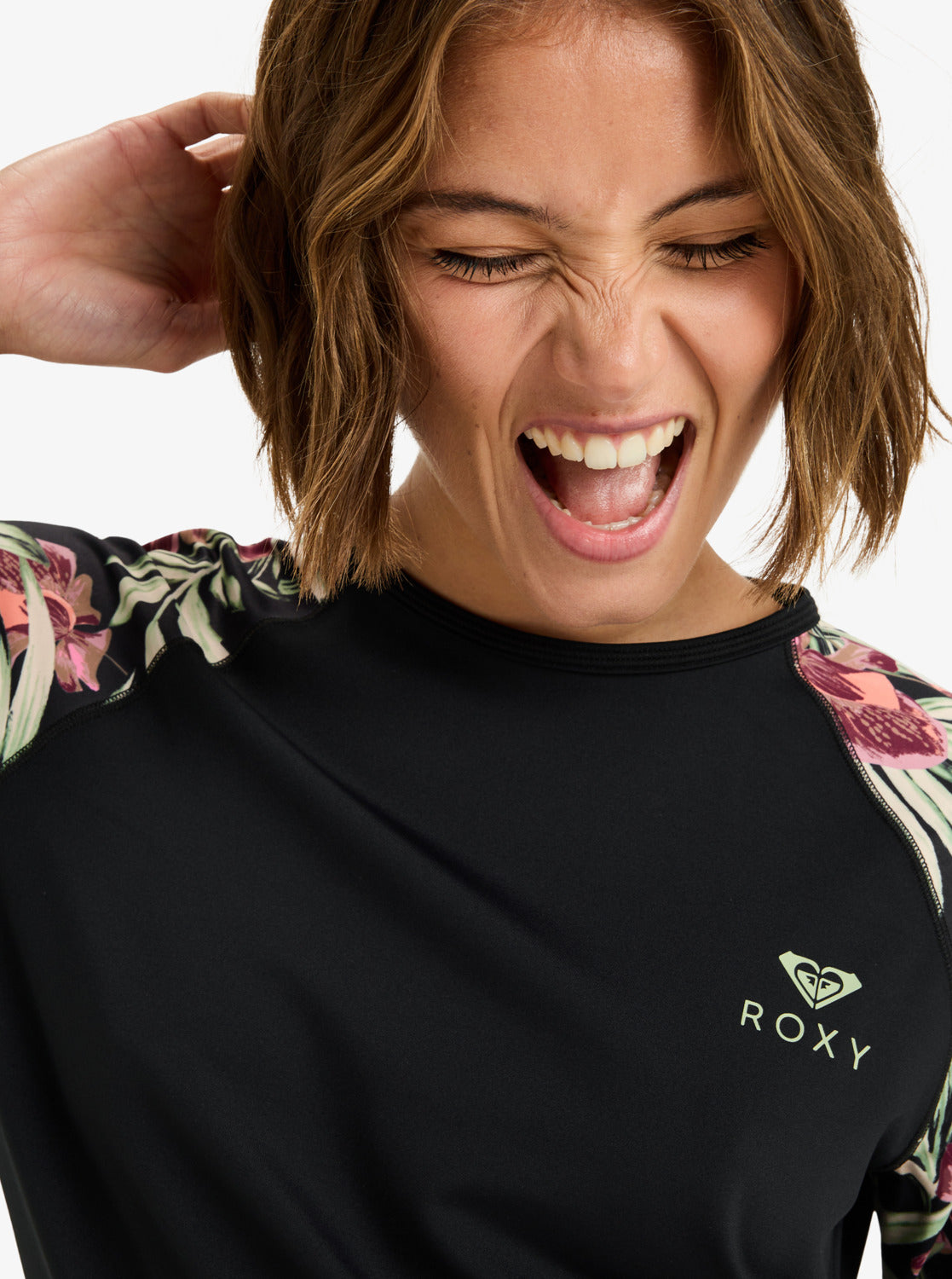 ROXY BASIC MIX LS LY ERJWR03872-KVJ9 RASH GUARD LONG SLEEVE (W)