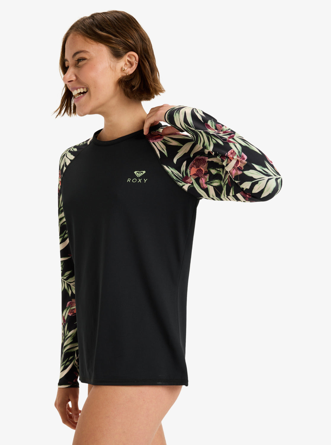 ROXY BASIC MIX LS LY ERJWR03872-KVJ9 RASH GUARD LONG SLEEVE (W)
