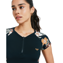 ROXY CS HALF ZIP LYC ERJWR03892-CMD7 RASH GUARD SHORT SLEEVE (W)-4