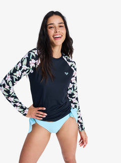 ROXY LS LYCRA ERJWR03897-KVJ2 RASH GUARD LONG SLEEVE (W)