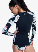 ROXY LS ZIP LYCRA ERJWR03898-KVJ5 RASH GUARD LONG SLEEVE (W)-5