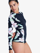 ROXY LS ZIP LYCRA ERJWR03898-KVJ5 RASH GUARD LONG SLEEVE (W)-2