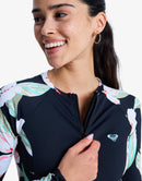 ROXY LS ZIP LYCRA ERJWR03898-KVJ5 RASH GUARD LONG SLEEVE (W)-3