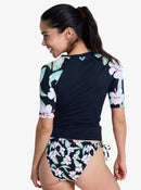 ROXY THE CLASSIC LYC ERJWR03899-KVJ5 RASH GUARD SHORT SLEEVE (W)-5