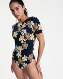ROXY SUN BABE ERJWR03901-KVJ8 RASH GUARD SHORT SLEEVE (W)-1