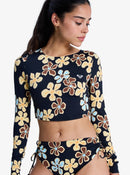 ROXY THE BEACH BABE ERJWR03902-KVJ8 RASH GUARD LONG SLEEVE (W)-1