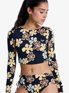 ROXY THE BEACH BABE ERJWR03902-KVJ8 RASH GUARD LONG SLEEVE (W)