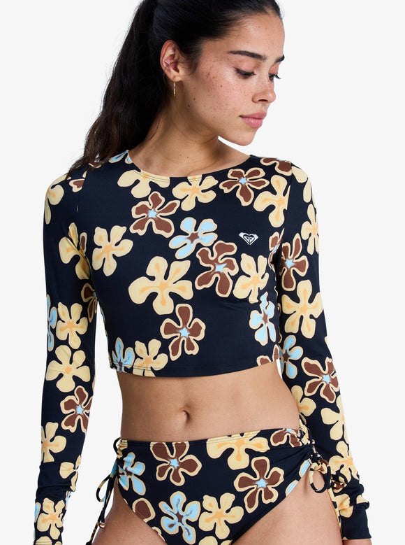 ROXY THE BEACH BABE ERJWR03902-KVJ8 RASH GUARD LONG SLEEVE (W)