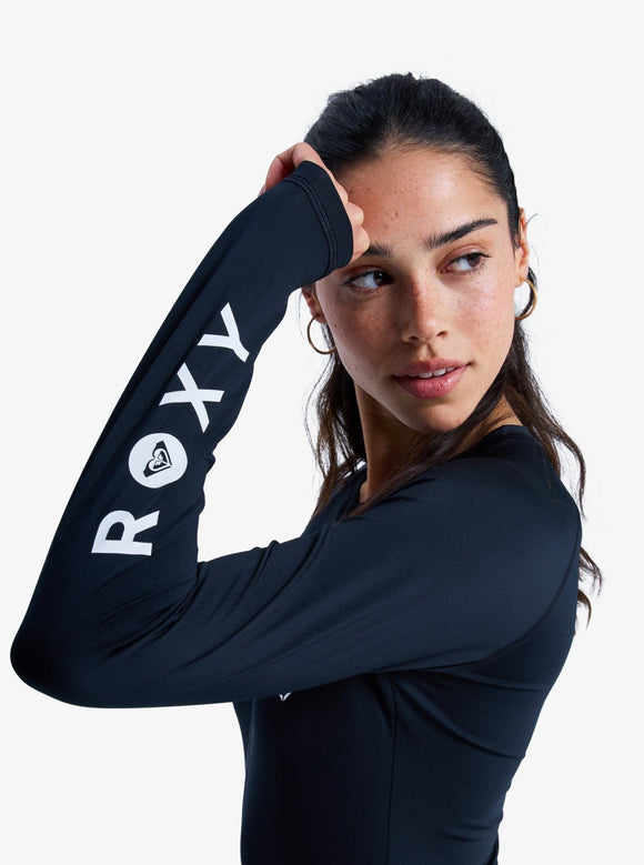 ROXY ESSENTIALS ERJWR03906-KVJ0 RASH GUARD LONG SLEEVE (W)