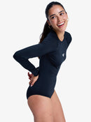 ROXY ESS ONESIE ZIP ERJWR03918-KVJ0 RASH GUARD LONG SLEEVE (W)-2