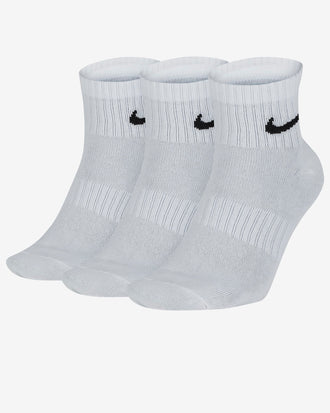 NIKE U NK ED LTWT ANKLE 3P 132 SX7677-100 SOCKS ANKLE RUNNING (U)