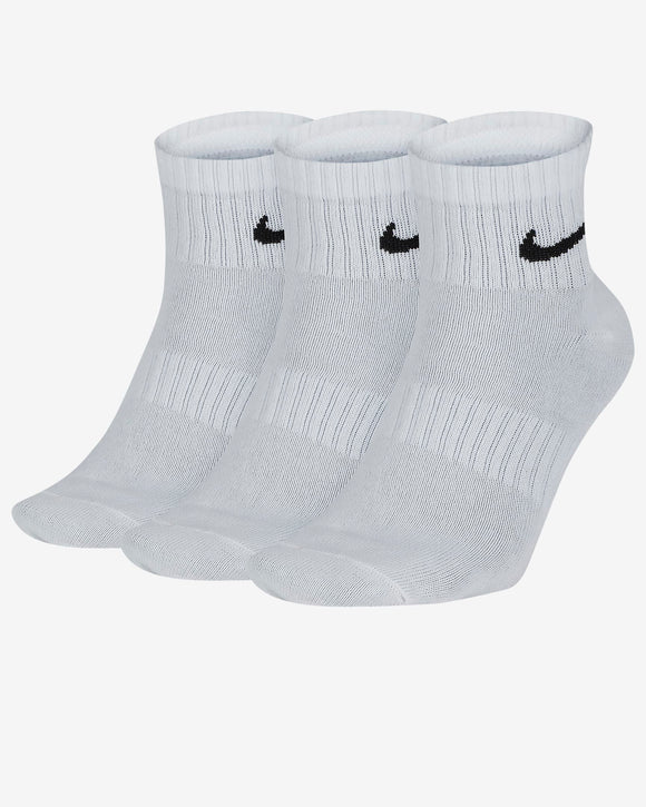 NIKE U NK ED LTWT ANKLE 3P 132 SX7677-100 SOCKS ANKLE RUNNING (U)
