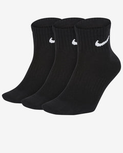NIKE U NK ED LTWT ANKLE 3P 132 SX7677-010 SOCKS ANKLE RUNNING (U)