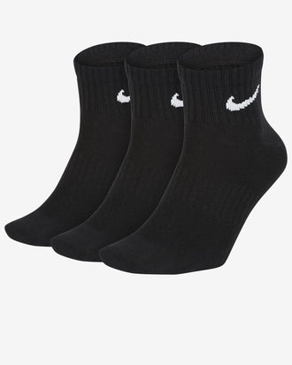 NIKE U NK ED LTWT ANKLE 3P 132 SX7677-010 SOCKS ANKLE RUNNING (U)