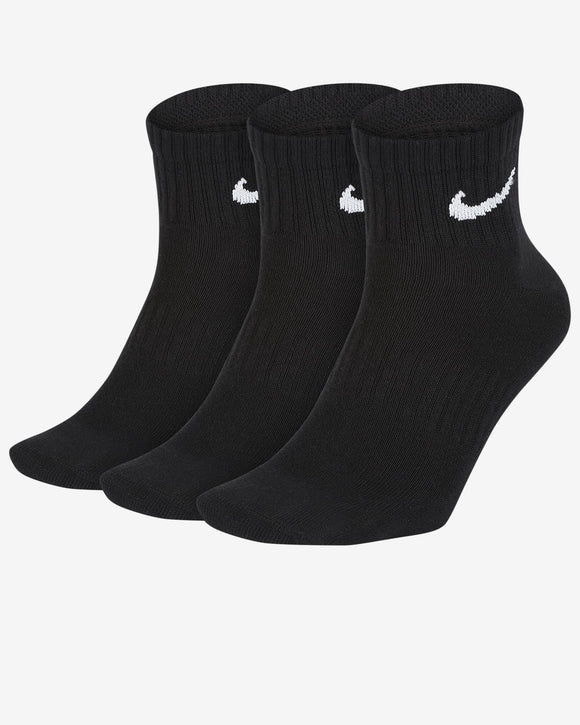 NIKE U NK ED LTWT ANKLE 3P 132 SX7677-010 SOCKS ANKLE RUNNING (U)