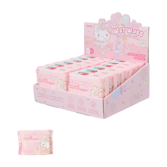 MINISO HELLO KITTY WET WIPES (20 WIPES) 2020757110102 WET WIPES
