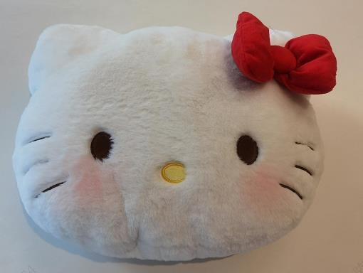MINISO HELLO KITTY STRAWBERRY SEASON COLLECTION HEAD-SHAPED PILLOW 2021669710107 BACK CUSHION