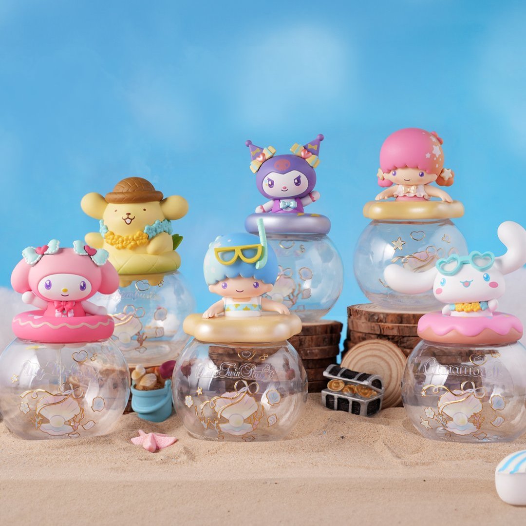 MINISO SANRIO CHARACTERS OCEAN PEARL STORAGE JAR 2012939610104 BLIND BOX