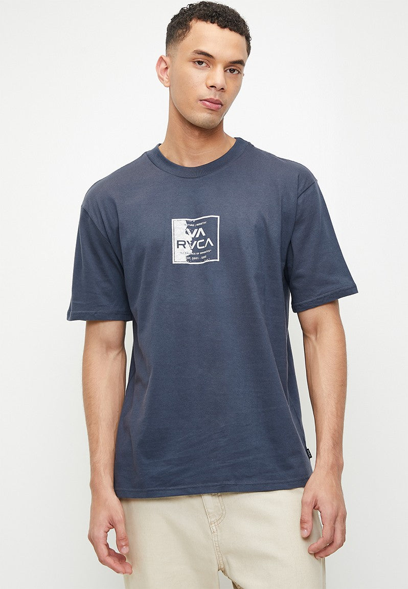 RVCA VA TORN SS TEE VALOCM120-BSL T-SHIRT SHORT SLEEVE (M)