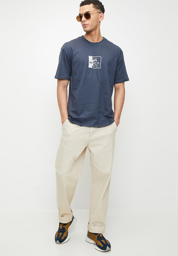 RVCA VA TORN SS TEE VALOCM120-BSL T-SHIRT SHORT SLEEVE (M)