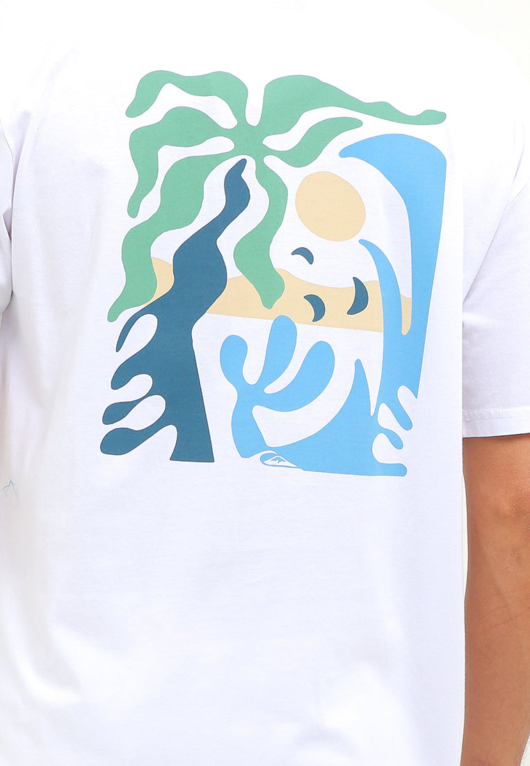 QUIKSILVER EV PARADISE ID UQYZT05657-WBB0 T-SHIRT SHORT SLEEVE (M)