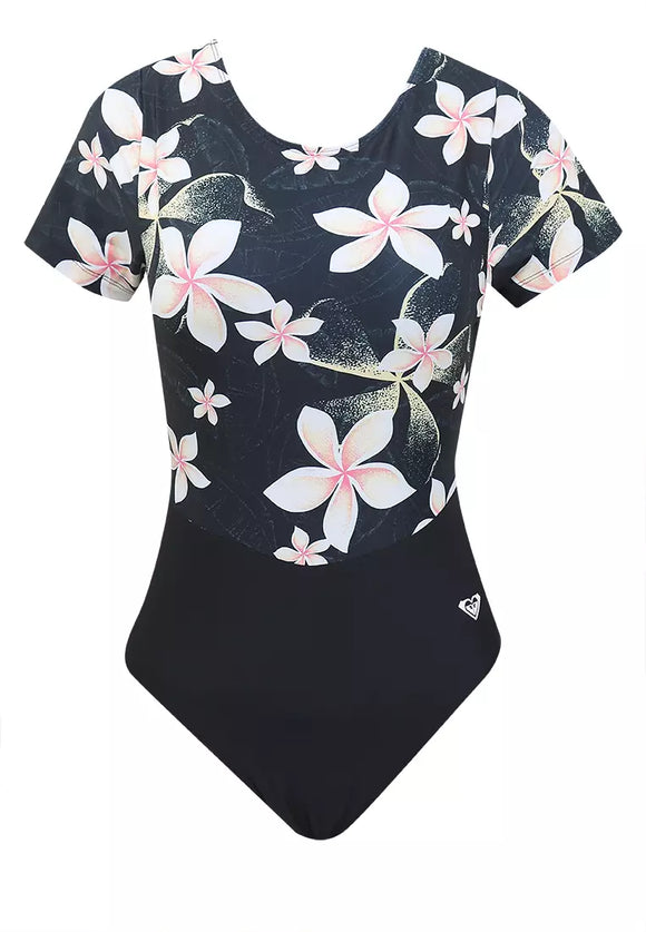 ROXY FASHION SS ONES URJWR03281-XWGB RASH GUARD SHORT SLEEVE (W)