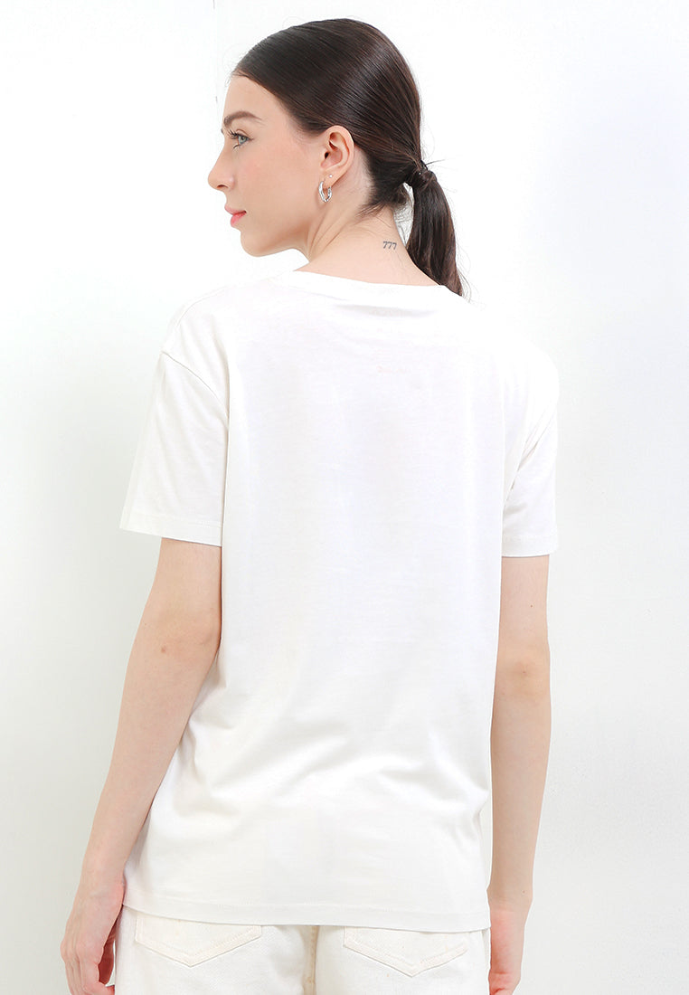 RVCA 411 TEE VALOCW054-ANW T-SHIRT SHORT SLEEVE (W)