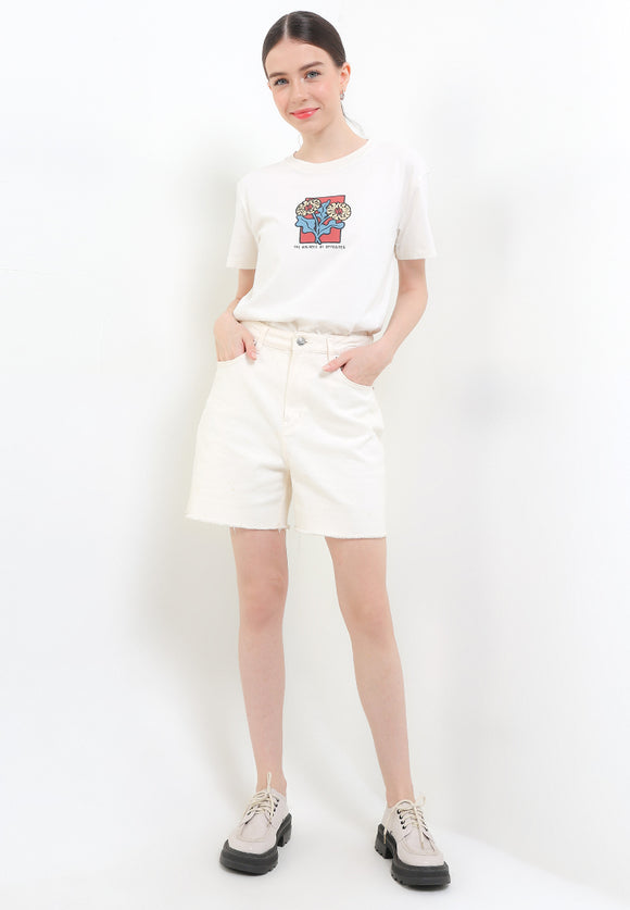 RVCA 411 TEE VALOCW054-ANW T-SHIRT SHORT SLEEVE (W)