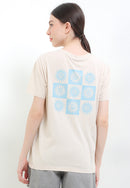 RVCA DAILY TEE VALOCW053-CER T-SHIRT SHORT SLEEVE (W)-1