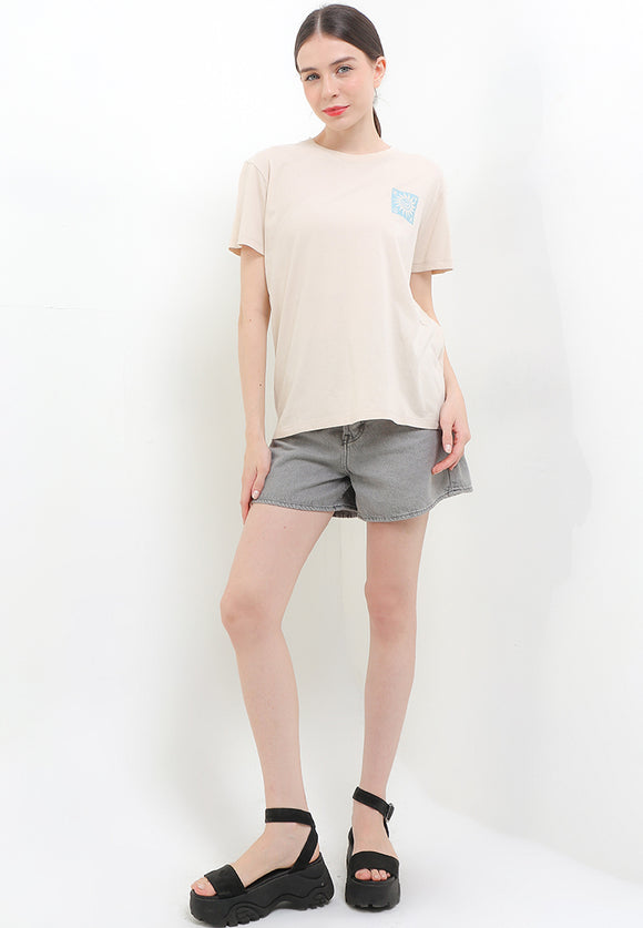 RVCA DAILY TEE VALOCW053-CER T-SHIRT SHORT SLEEVE (W)