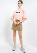 RVCA OFF FIELD HALF TEE VALOCW045-MCD T-SHIRT SHORT SLEEVE (W)-4